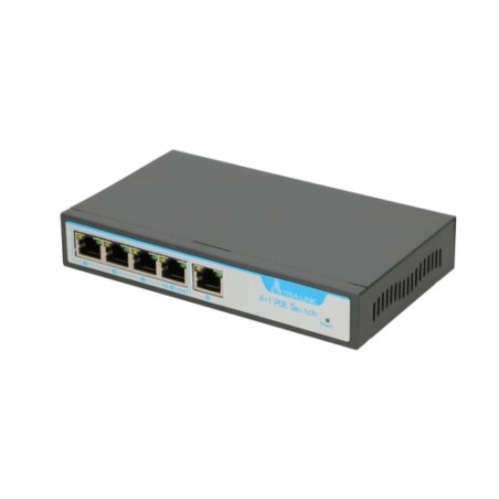 EXTRALINK KRIOS EX-SG1005P 5 PORT GIGABIT POE SWITCH (4X PORT POE) 802.3AF/AT 150W MAX 30W PER PORT EX-14305