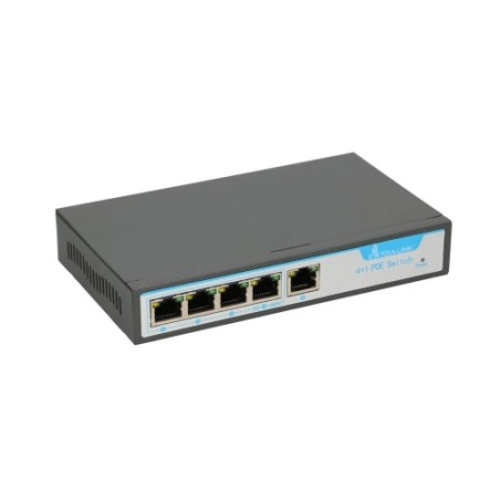 EXTRALINK KRIOS EX-SG1005P 5 PORT GIGABIT POE SWITCH (4X PORT POE) 802.3AF/AT 150W MAX 30W PER PORT EX-14305