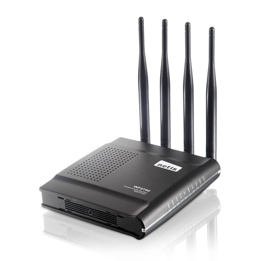 NETIS WF2780 ROUTER WIRELESS DUAL-BAND 4 PORTE GIGABIT ETHERNET LAN + 1 WAN