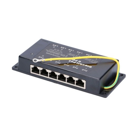 EXTRALINK POE INJECTOR 6 PORT GIGABIT EX-2039