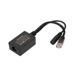 EXTRALINK 1 PORT GIGABIT POE INJECTOR WITH 10-30V TO 48V INVERTER EX-14671