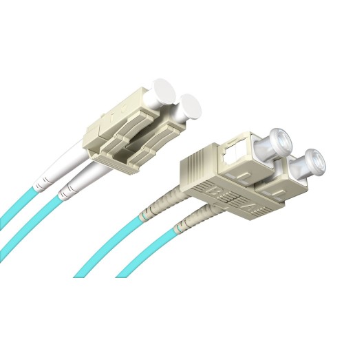 OPTON - PatchCord multimodale LC-SC 50/125um OM3 MM duplex 0,5mOP-LCU-SCU-OM3-DX-05