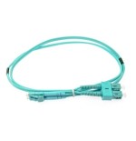 OPTON - Multimodale Patchcord LC-SC 50/125um OM3 MM duplex 1m OP-LCU-SCU-OM3-DX-1