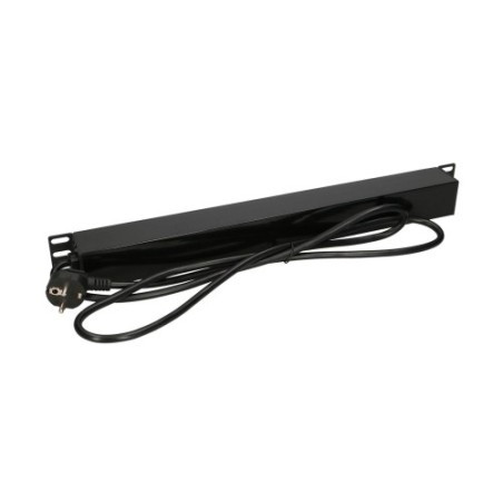 EXTRALINK 19" 1U 7 SOCKET EU TYPE POWER PDU WITH SWITCH PDU 7-EU EX-12967
