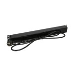 EXTRALINK 19" 1U 7 SOCKET EU TYPE POWER PDU WITH SWITCH PDU 7-EU EX-12967