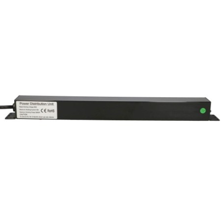 EXTRALINK 19" 1U 7 SOCKET EU TYPE POWER PDU WITH SWITCH PDU 7-EU EX-12967