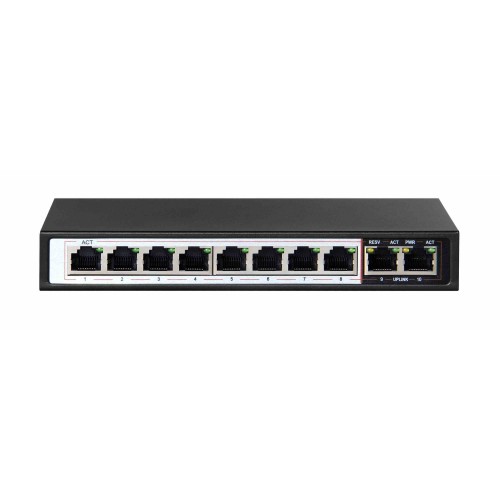EXTRALINK CERES 8 PORT 10-100MBPS POE SWITCH 802.3AF 96W 15.4W PER PORT EX-3906