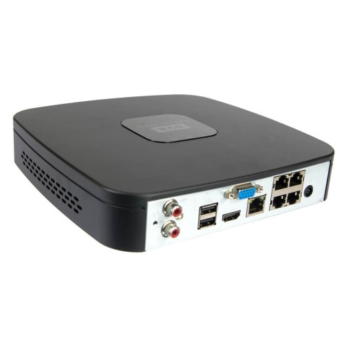 Registratore di rete IP Dahua NVR1108-P-8, 1 SATA 4 PoE