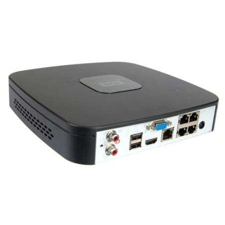 Registratore di rete IP Dahua NVR1108-P-8, 1 SATA 4 PoE