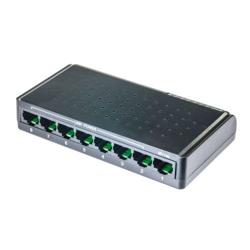 Uplink PoE Switch 7x PoE FE 1x Uplink FE 12 - 60 V