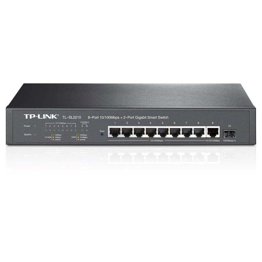 TP-Link TL-SL2210 Smart Switch 8x FE 1x GbE 1x SFP