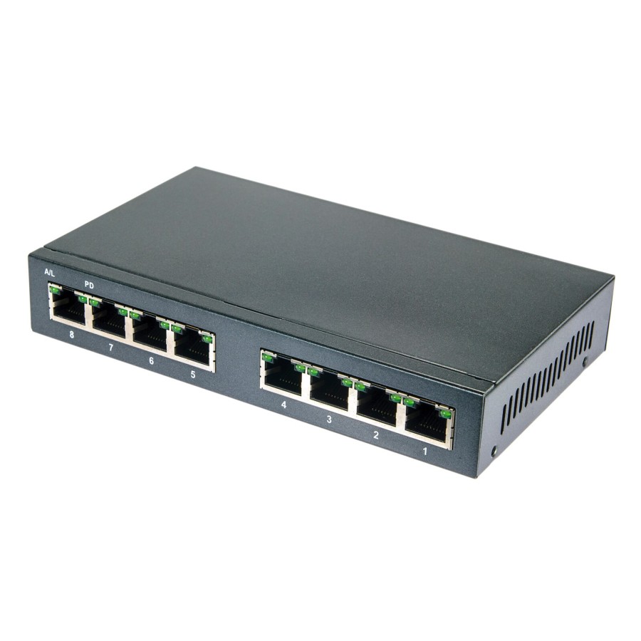 Uplink PoE Switch 7x PoE GE 1x Uplink GE 12 - 60 V