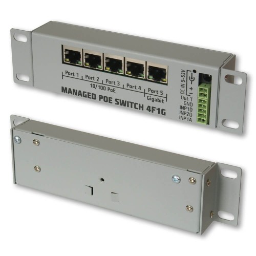 Managed PoE Switch 4F1G