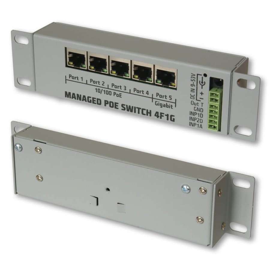 Managed PoE Switch 4F1G