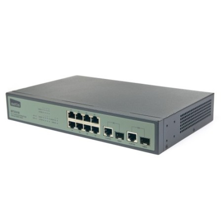 NETIS ST3310 8 porte fast ethernet 2 porte combo/gigabit ethernet SNMP
