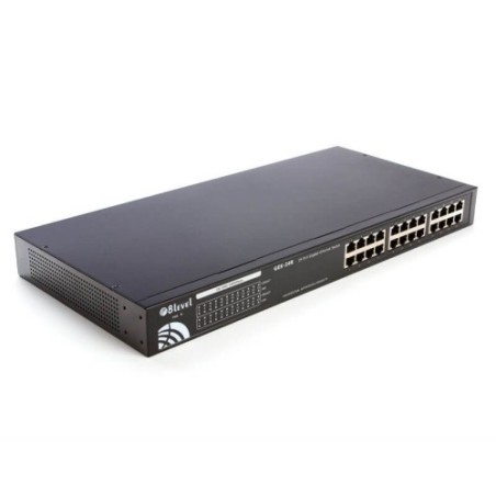 Interruttore rackmount Fast Ethernet a 24 porte GES-24R 8 Level