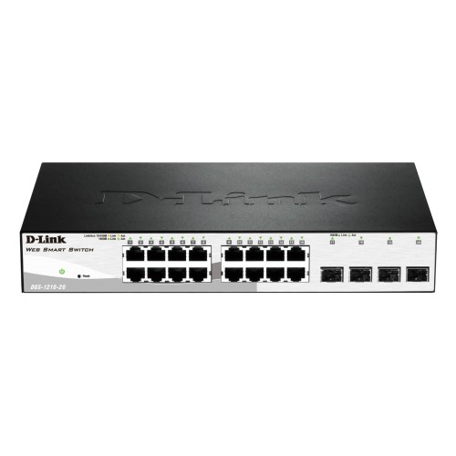 D-Link DGS-1210-20/ME Switch Metro Ethernet 16 gigabit ports, 4 SFP