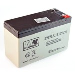 Batteria Ermetica Ricaricabile al Piombo MW POWER  12V Volt 7.5Ah 7,2 Ah 7 Ah - MWS 7,2-12  LONG LIFE