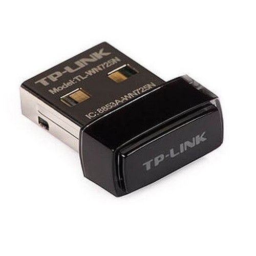 ADATTATORE NANO TP-LINK TL-WN725N SCHEDA RETE MINI WIRELESS USB WIFI per Raspberry Pi 2