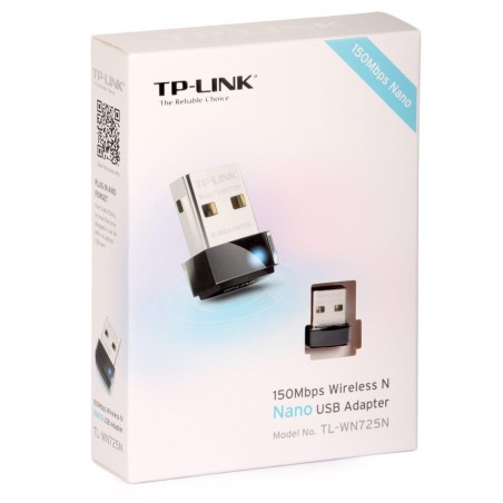 ADATTATORE NANO TP-LINK TL-WN725N SCHEDA RETE MINI WIRELESS USB WIFI per Raspberry Pi 2