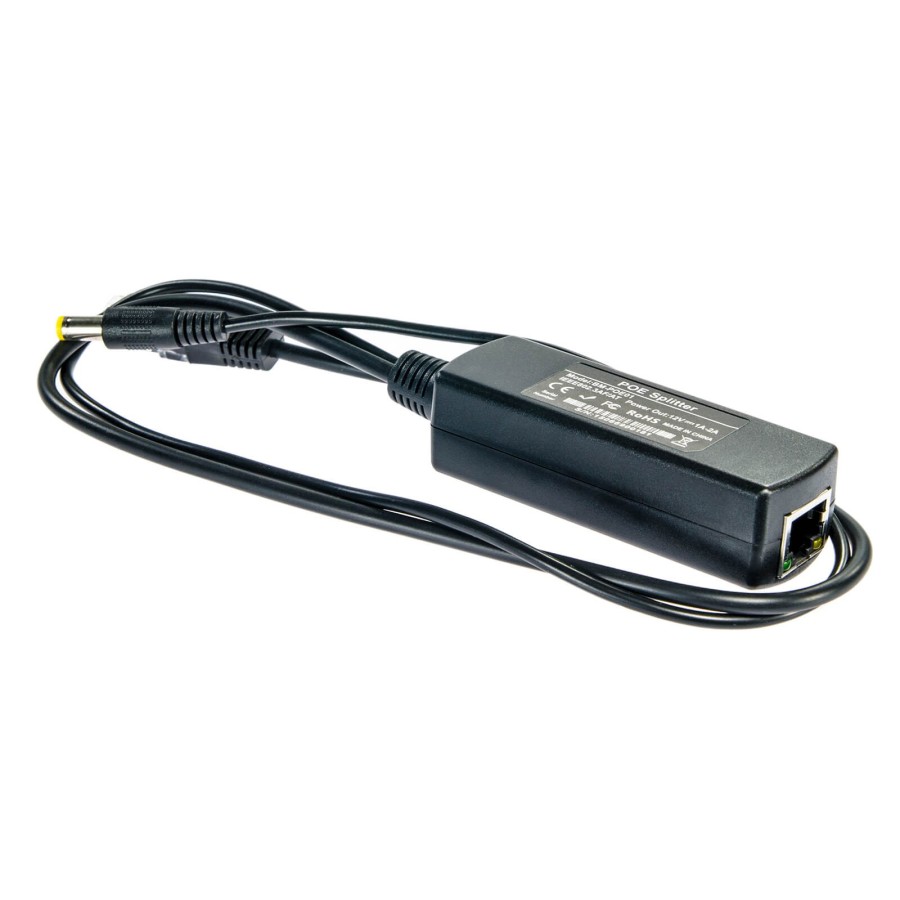 Splitter PoE 48V to 12V DC Fast Ethernet