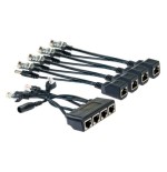 PoE Injector 4-port / 4x Separator (SET)
