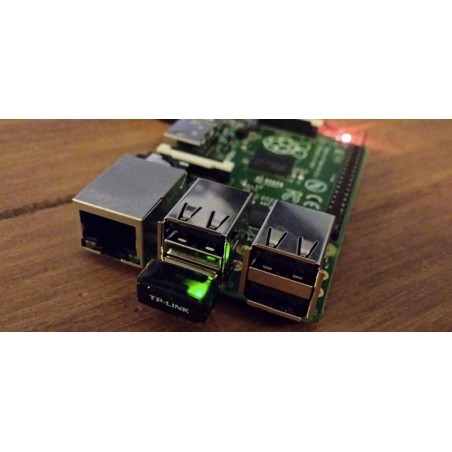 ADATTATORE NANO TP-LINK TL-WN725N SCHEDA RETE MINI WIRELESS USB WIFI per Raspberry Pi 2