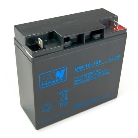 Batteria MW 18-12F 18Ah 12V (connettore verticale)