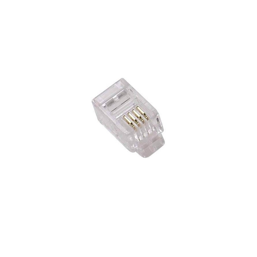 100 PZ PEZZI PLUG PLUGS RJ45 CAVO DI RETE SCHERMATI PLACCATI ORO CAT 5e