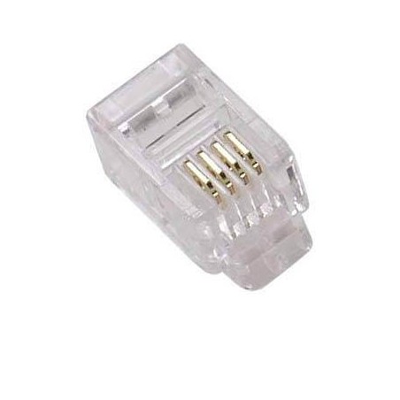 100 PZ PEZZI PLUG PLUGS RJ45 CAVO DI RETE SCHERMATI PLACCATI ORO CAT 5e