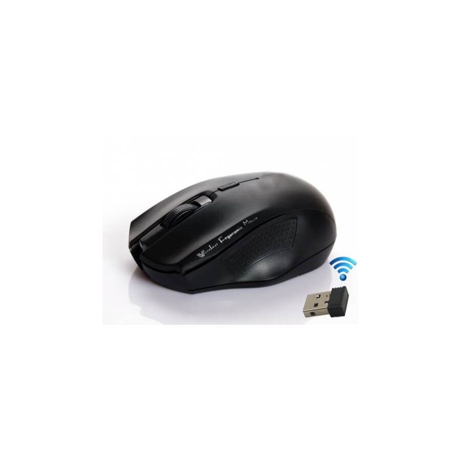 MACH POWER MOUSE OTTICO 1600DPI WIRELESS 2,4GHz CON MINI RICEVITORE USB MOD. Q4 BLACK
