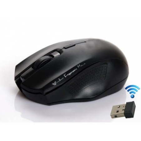 MACH POWER MOUSE OTTICO 1600DPI WIRELESS 2,4GHz CON MINI RICEVITORE USB MOD. Q4 BLACK