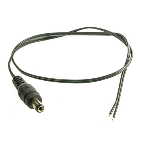 Cavo di alimentazione semplice CC (24V 5,5 / 2,1 millimetri) 45 cm