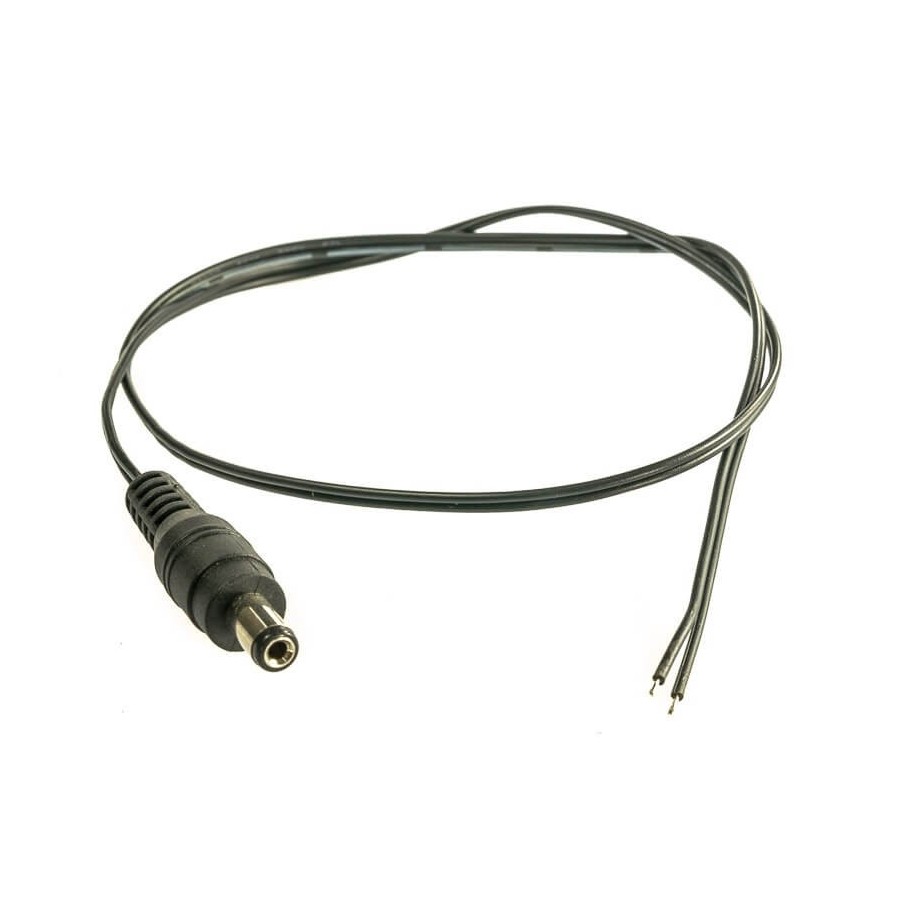 Cavo di alimentazione semplice CC (24V 5,5 / 2,1 millimetri) 45 cm