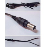 Cavo di alimentazione semplice CC (24V 5,5 / 2,1 millimetri) 100 cm