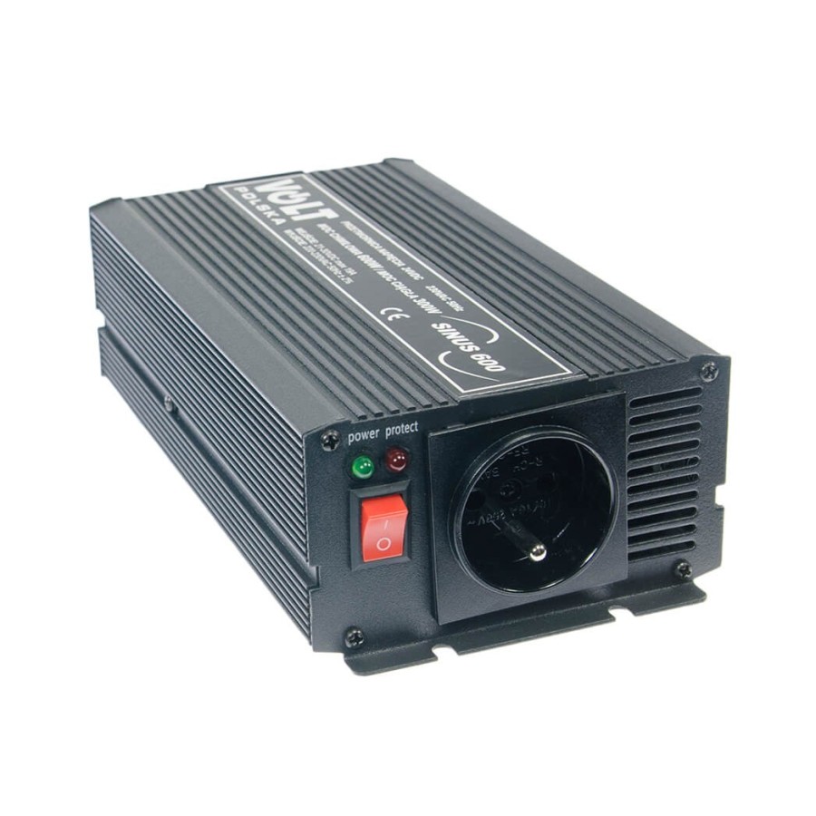 Convertitore di tensione sinusoidale 300/600W 24V/230V