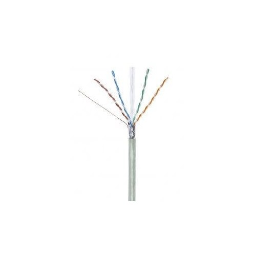 MACHPOWER MATASSA CAVO LAN SCHERMATO FTP CAT6 100M CCA 0.55MM 23AWG GRIGIO CM-010