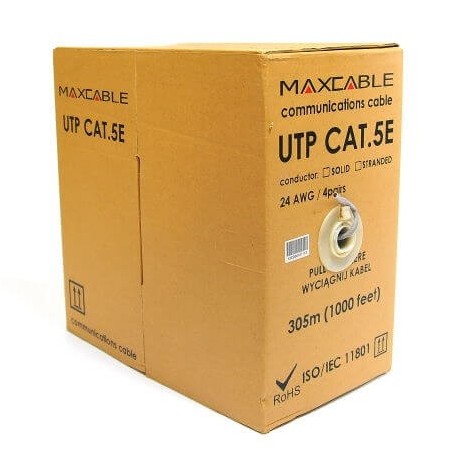 Cavo UTP Maxcable, kat 5e, 305 m