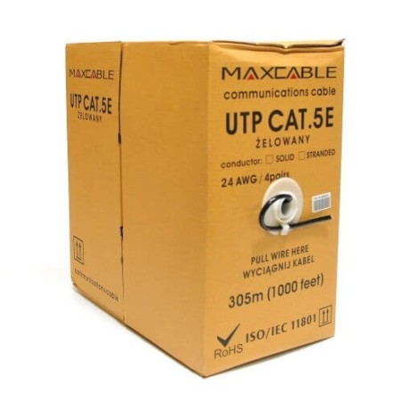 Cavo UTP Maxcable esterno, kat 5e, 305 m, gel