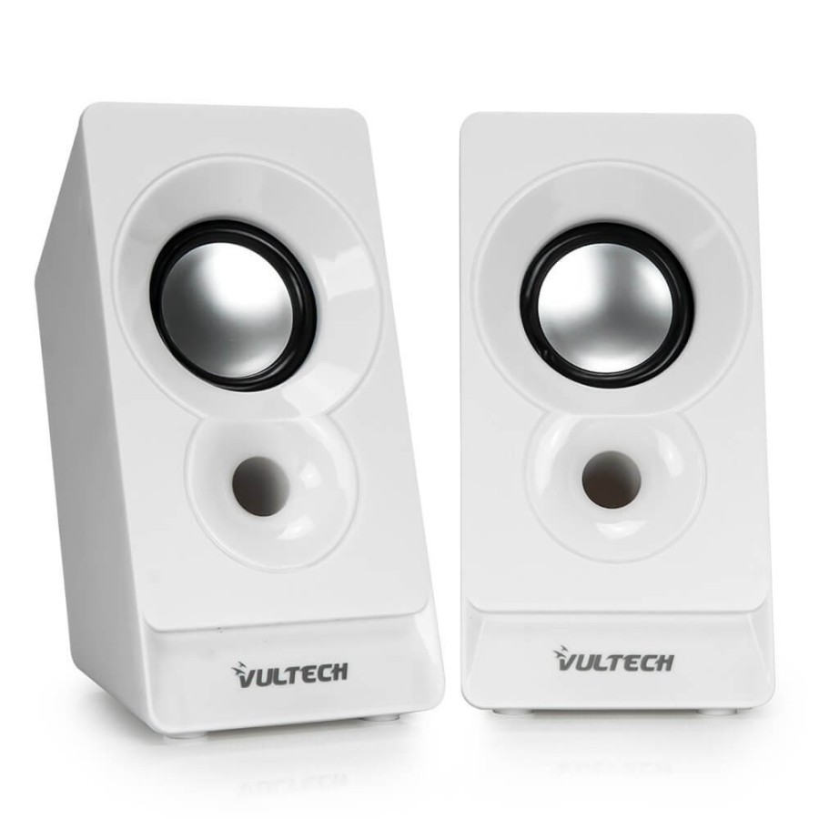 VULTECH CASSE ACUSTICHE 2.0 3W AUTOALIMENTATE USB 2.0 BIANCHE SP-320B