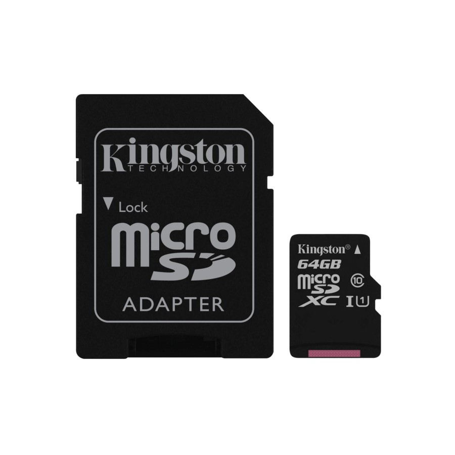 MEMORY CARD MICRO SD 64GB c10 UHS-I KINGSTON CANVAS SDCS/64GB
