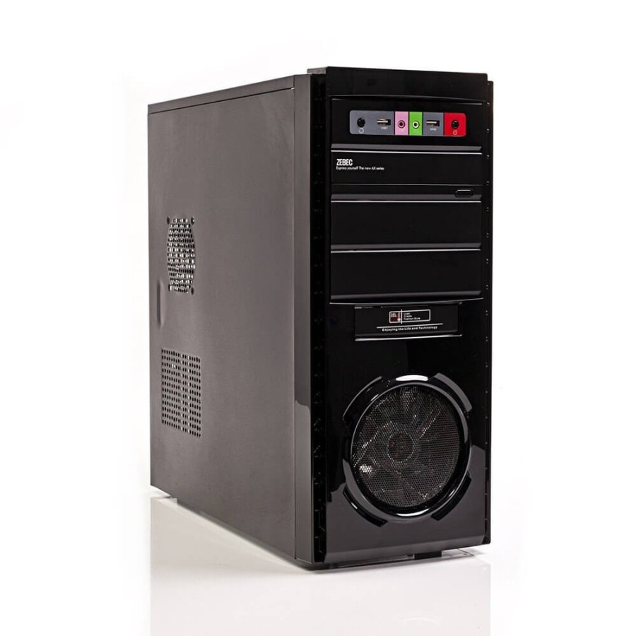 CASE ATX CON ALIMENTATORE 500W - 2USB. AUDIO, MIC - MACH POWER CSHAPPY31