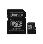 MEMORY CARD MICROSD 16GB UHS-I C10 KINGSTON CANVAS SELECT SDCS/16GB