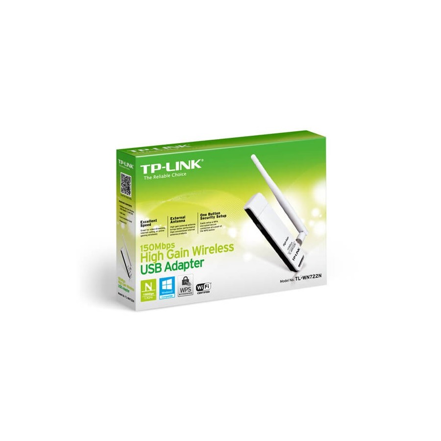 TP-LINK Wireless Lite N High-Gain Adattatore USB