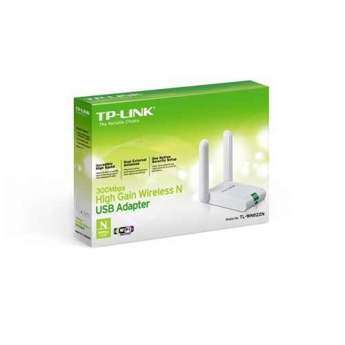 TP-LINK Adattatore USB 300Mbps High Gain Wireless N