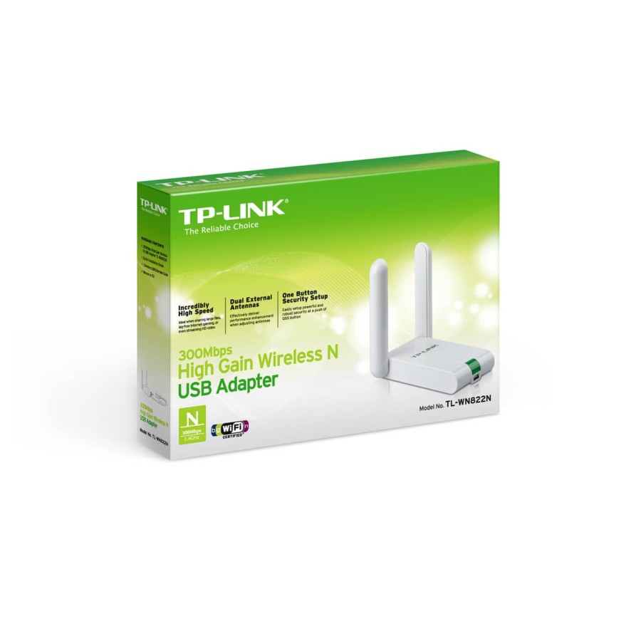 TP-LINK Adattatore USB 300Mbps High Gain Wireless N