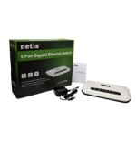 NETIS ST3105G SWITCH LAN 5 PORTE ETHERNET 10/100/1000 MBPS RJ45 GIGABIT HUB