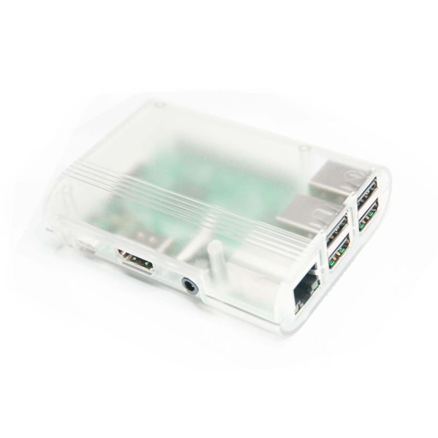 Contenitore  per Raspberry Pi 3 Model B, 2 B, B+, trasparente opaco