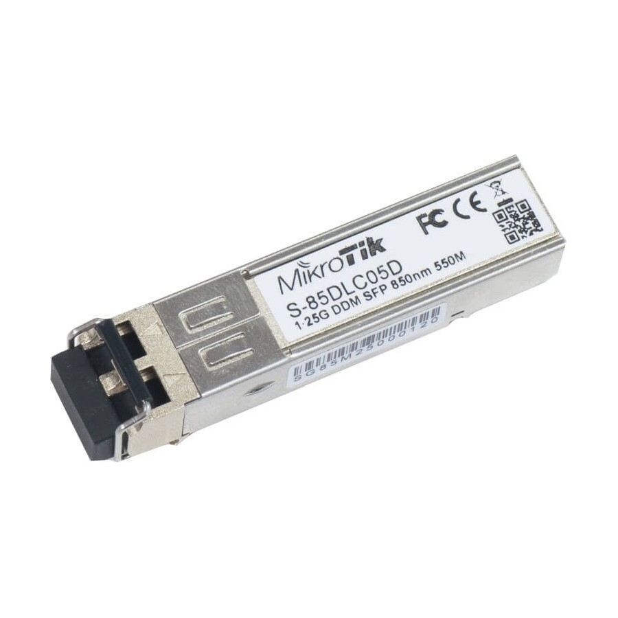 MIKROTIK S-85DLC05D SFP DUAL, 1.25GBPS, MM LC, 850NM, 550M