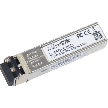 MIKROTIK S-85DLC05D SFP DUAL, 1.25GBPS, MM LC, 850NM, 550M